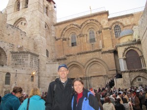 Church of the Holy Sepulcher - likely site of Jesus' death and resurrection.