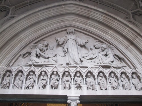 Jesus and the apostles, Trinity Church, New York City